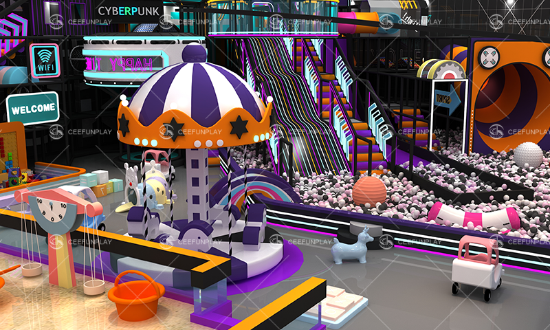 Multi-Level Indoor PlaygroundLarge‑scale play systems for 500㎡+ spaces